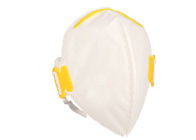 Άσπρη μίας χρήσης πτυσσόμενη μάσκα σκόνης, μάσκες σκόνης εκτίμησης FFP Hypoallergenic προμηθευτής