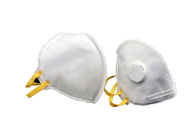 Άσπρη αναπνεύσιμη μάσκα σκόνης FFP2V N95/μίας χρήσης μάσκα N95 για την κατάλληλη χρήση προμηθευτής