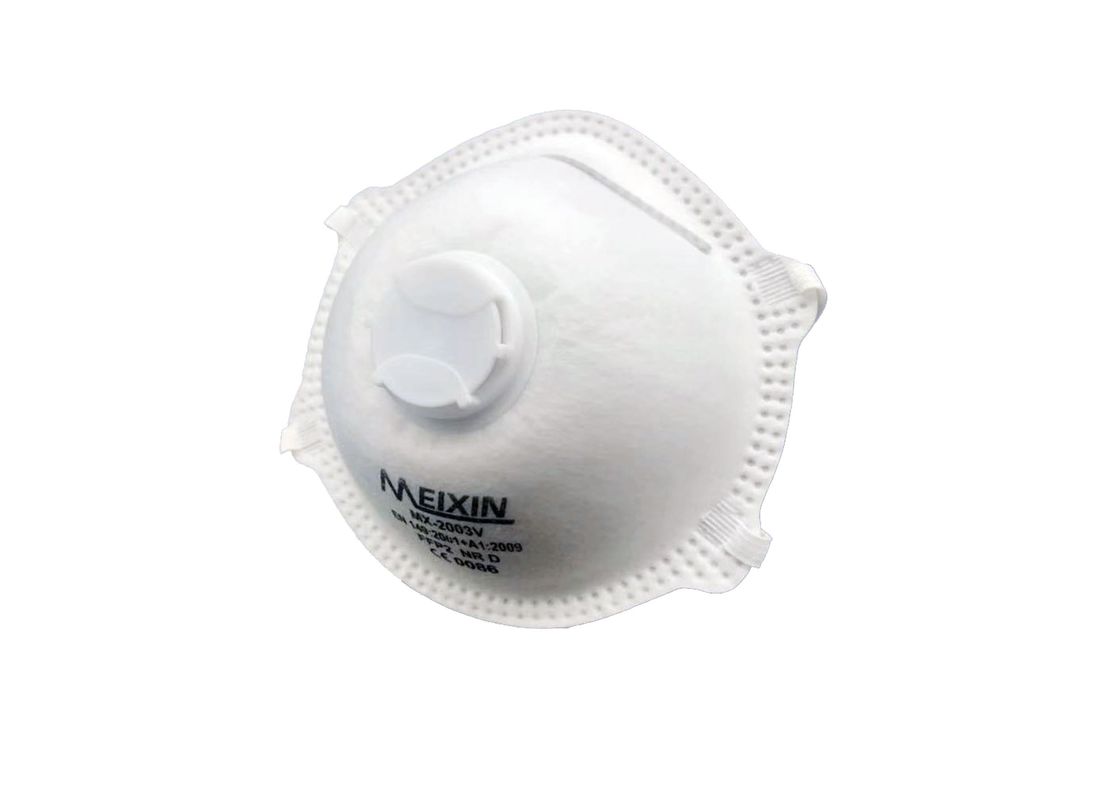 Μοναδική μάσκα φίλτρων φορμών σχεδίου, μάσκα σκόνης φίλτρων άνθρακα FFP2V Δ μη τοξική προμηθευτής