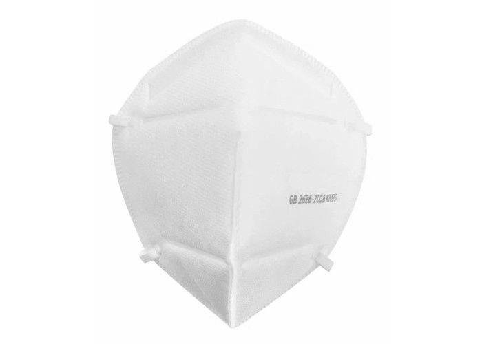 N95 διπλωμένη μάσκα προστασίας σκόνης, βιομηχανικό άσπρο χρώμα BFE 95% μασκών προσώπου - 99% προμηθευτής